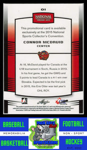 2015 Leaf National VIP Set #01 Conner McDavid NM