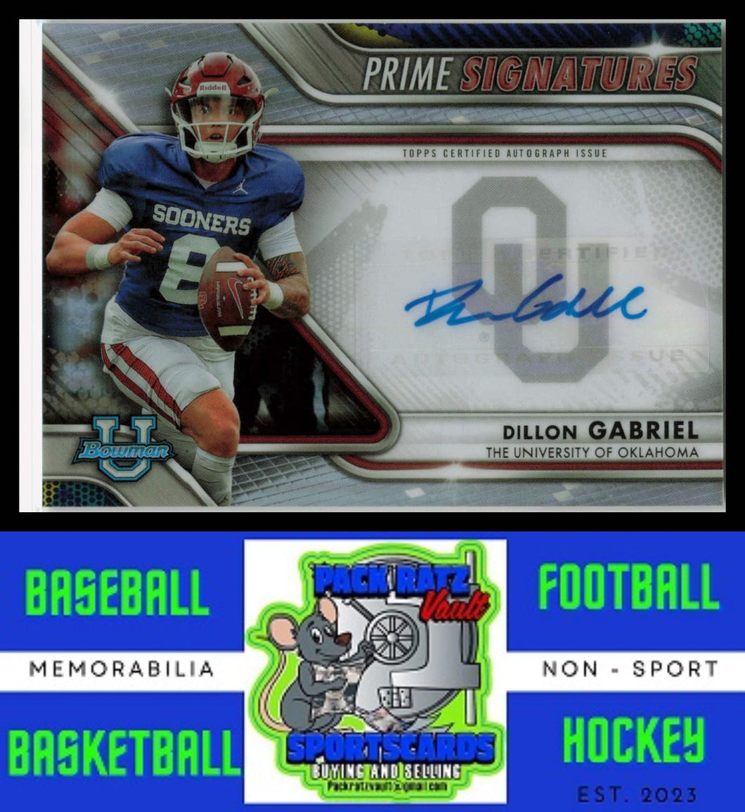 2022 Bowman Chrome University #BI-16 Dillon Gabriel 02/50 Invicta NM