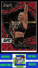 Load image into Gallery viewer, 2021 Panini Select UFC #281 Valentina Shevchenko Octagonside Red Disco Prizm 021/199 NM