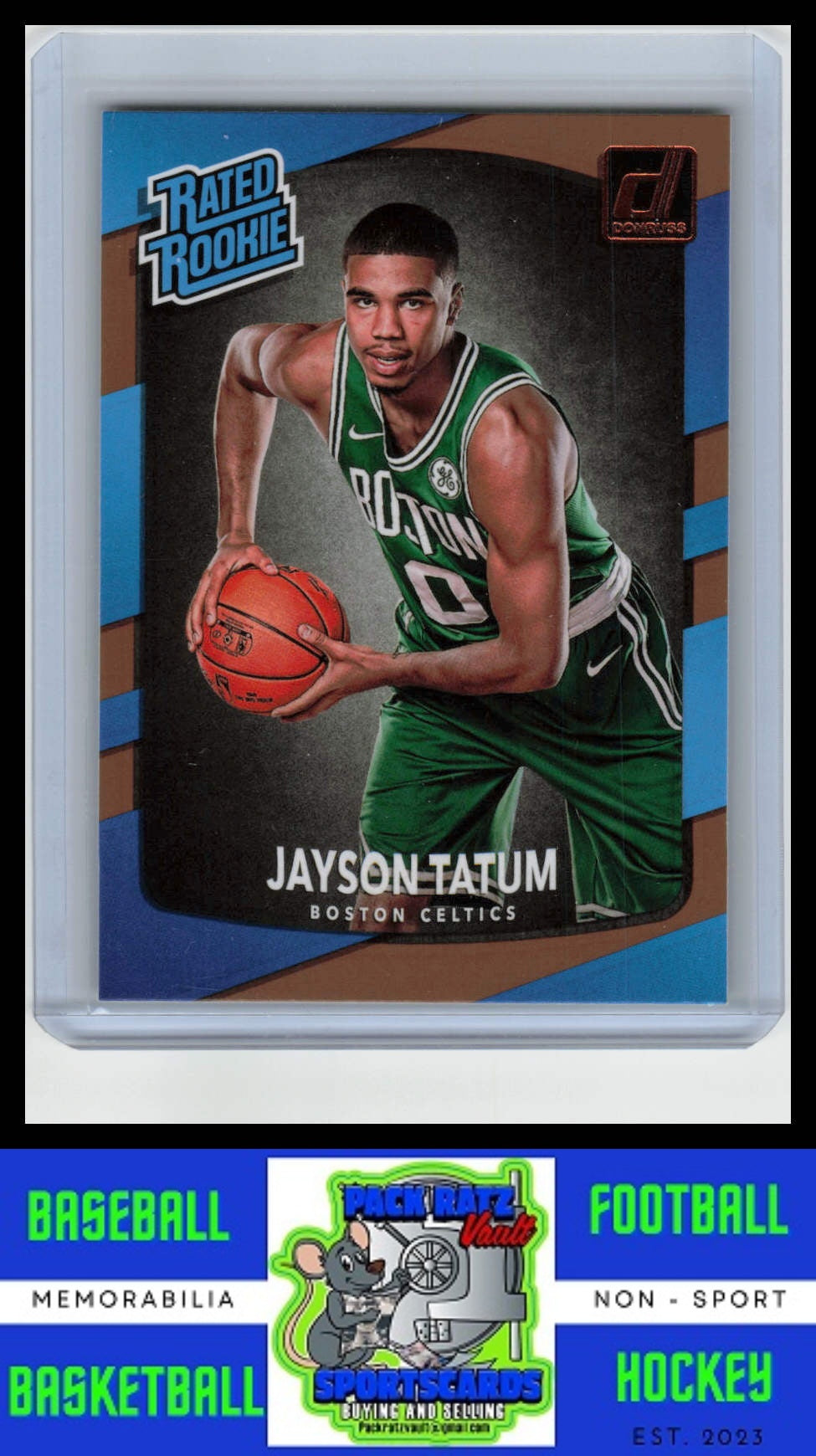 2017 Panini Donruss #198 Jayson Tatum Holo Orange NM