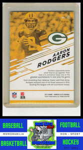 2017 Donruss Elite #19 Aaron Rodgers Spellbound Red NM