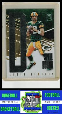 2017 Donruss Elite #19 Aaron Rodgers Spellbound Red NM