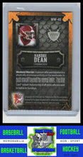 Load image into Gallery viewer, 2022 Wild Card Matte #WW-40 Nakobe Dean 87/100 Weekend Warrior Gold/Silver/Orange NM