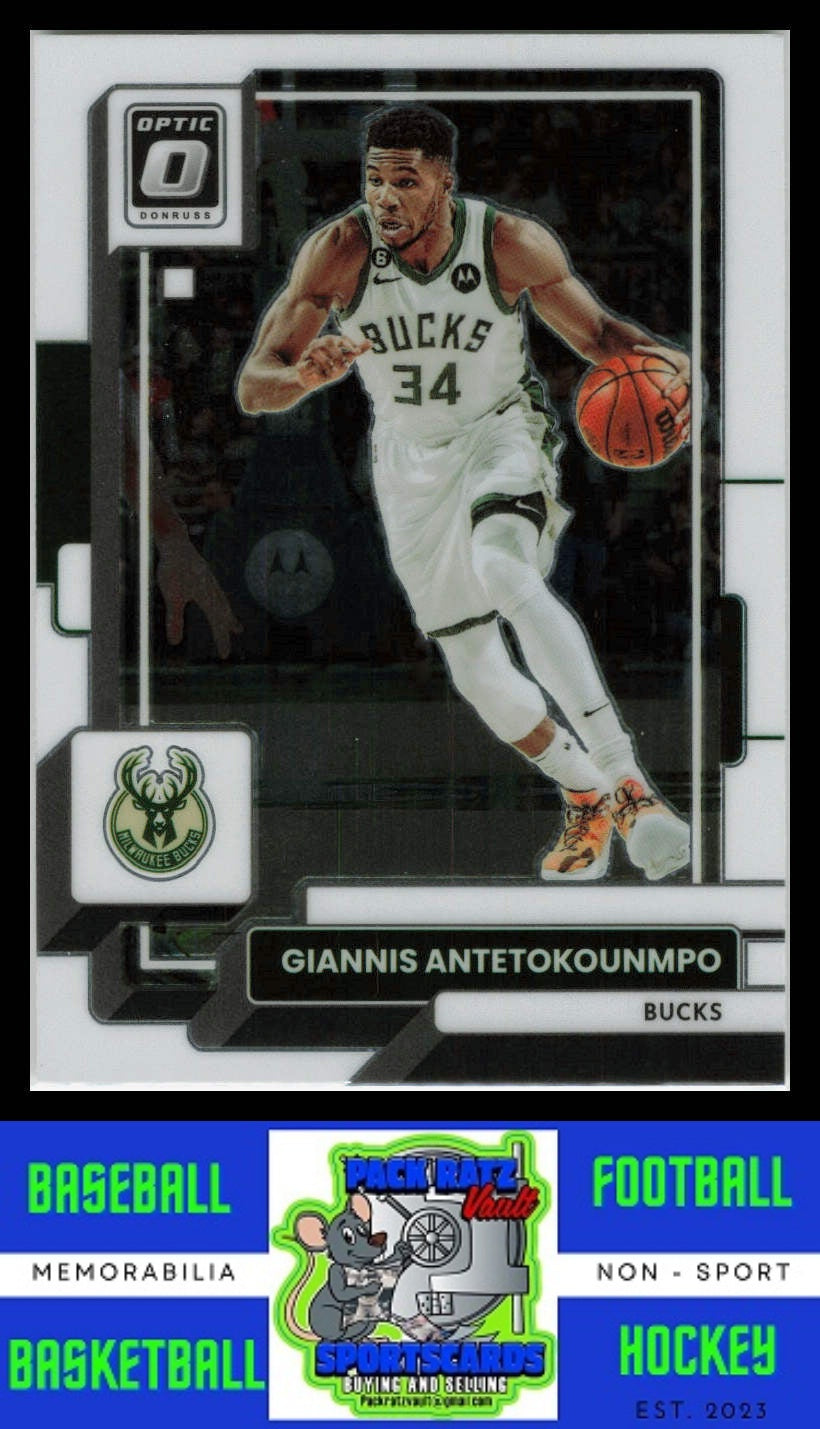 2022 Panini Donruss Optic #75 Giannis Antetokounmpo NM