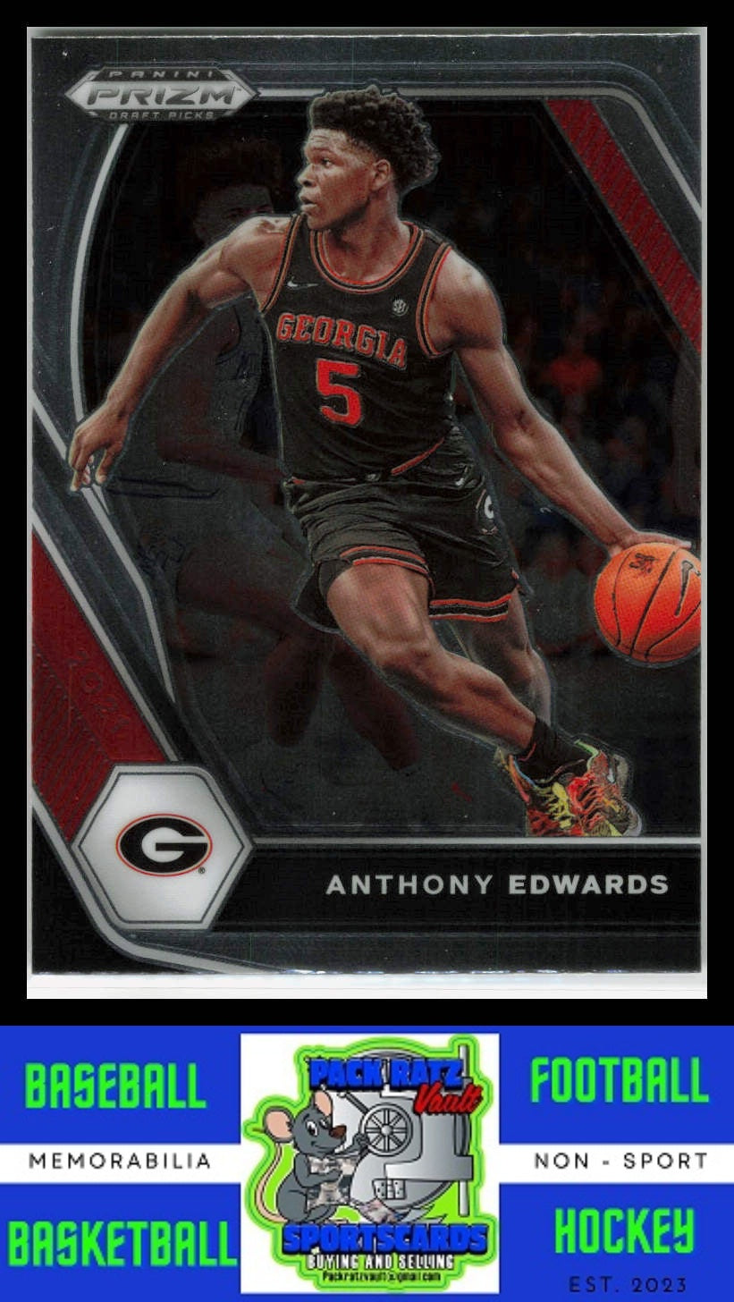 2021 Panini Prizm Draft Picks #65 Anthony Edwards NM