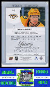 2021 Upper Deck #222 Tanner Jeannot NM