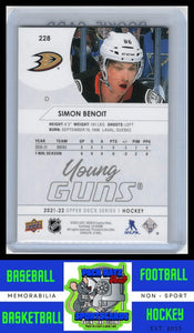 2021 Upper Deck #228 Simon Benoit French NM