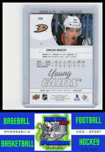 2021 Upper Deck #228 Simon Benoit French NM