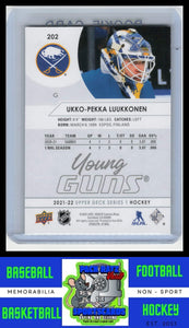 2021 Upper Deck #202 Ukko-Pekka Luukkonen French NM