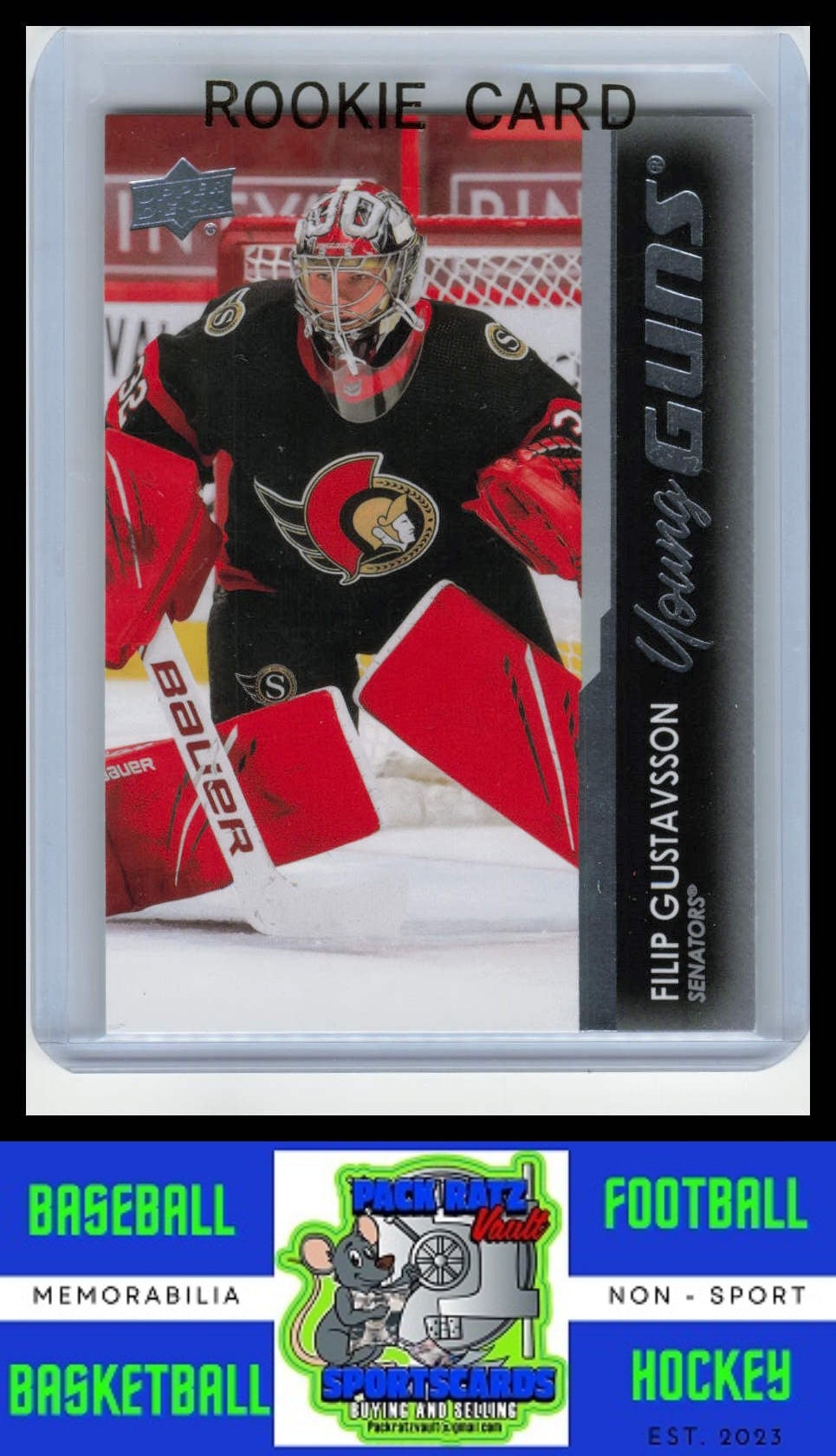 2021 Upper Deck #225 Filip Gustavsson NM