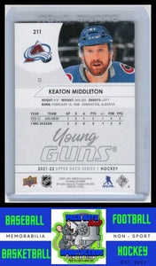 2021 Upper Deck #211 Keaton Middleton French NM