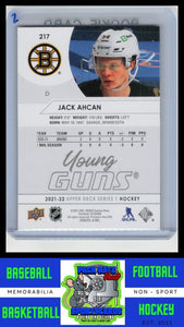 2021 Upper Deck #217 Jack Ahcan NM