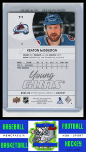 2021 Upper Deck #211 Keaton Middleton French NM