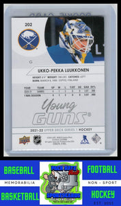 2021 Upper Deck #202 Ukko-Pekka Luukkonen French NM