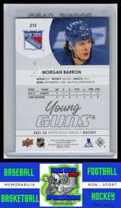 2021 Upper Deck #215 Morgan Barron NM