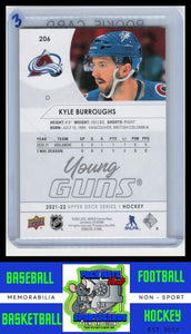 2021 Upper Deck #206 Kyle Burroughs French NM