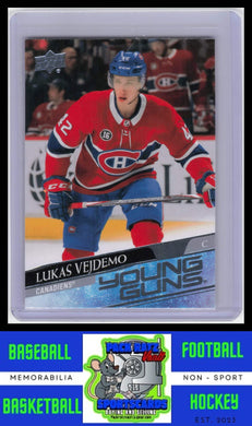 2020 Upper Deck #490 Lukas Vejdemo YG French NM