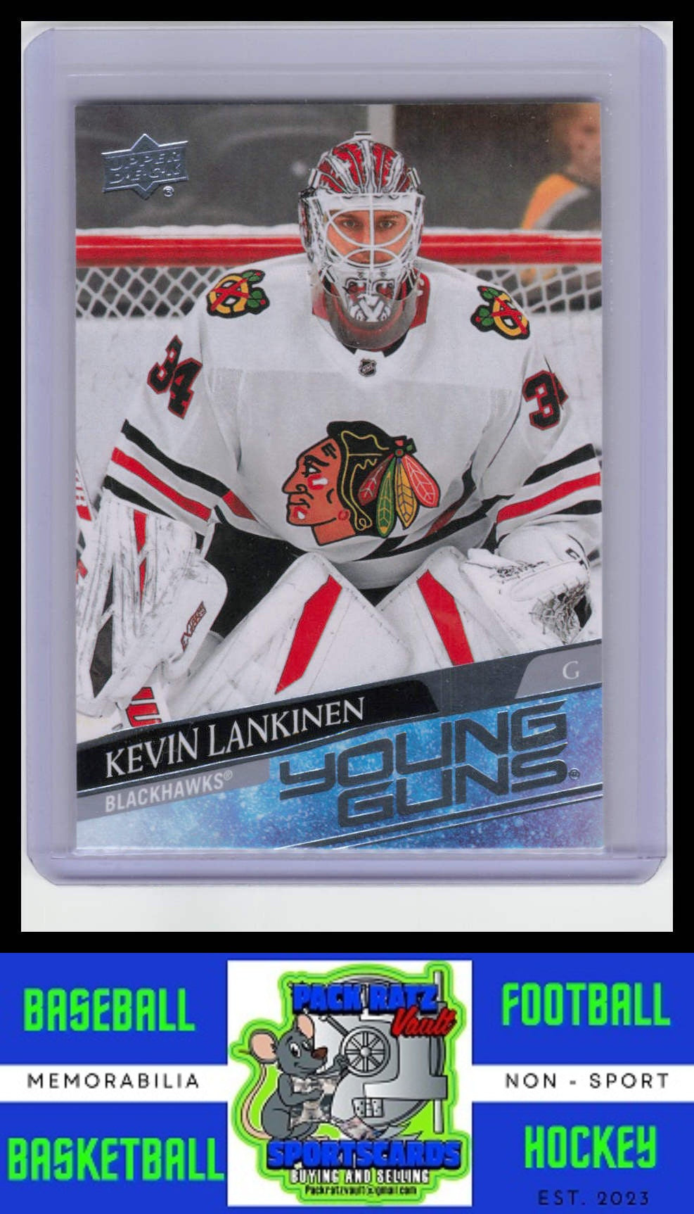 2020 Upper Deck #497 Kevin Lankinen NM