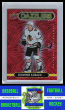 Load image into Gallery viewer, 2021 Upper Deck #DZ-12 Dominik Kubalik Dazzlers Red NM