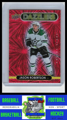 2021 Upper Deck #DZ-16 Jason Robertson Dazzlers Pink NM