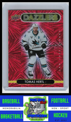 2021 Upper Deck #DZ-37 Tomas Hertl Dazzlers Pink NM