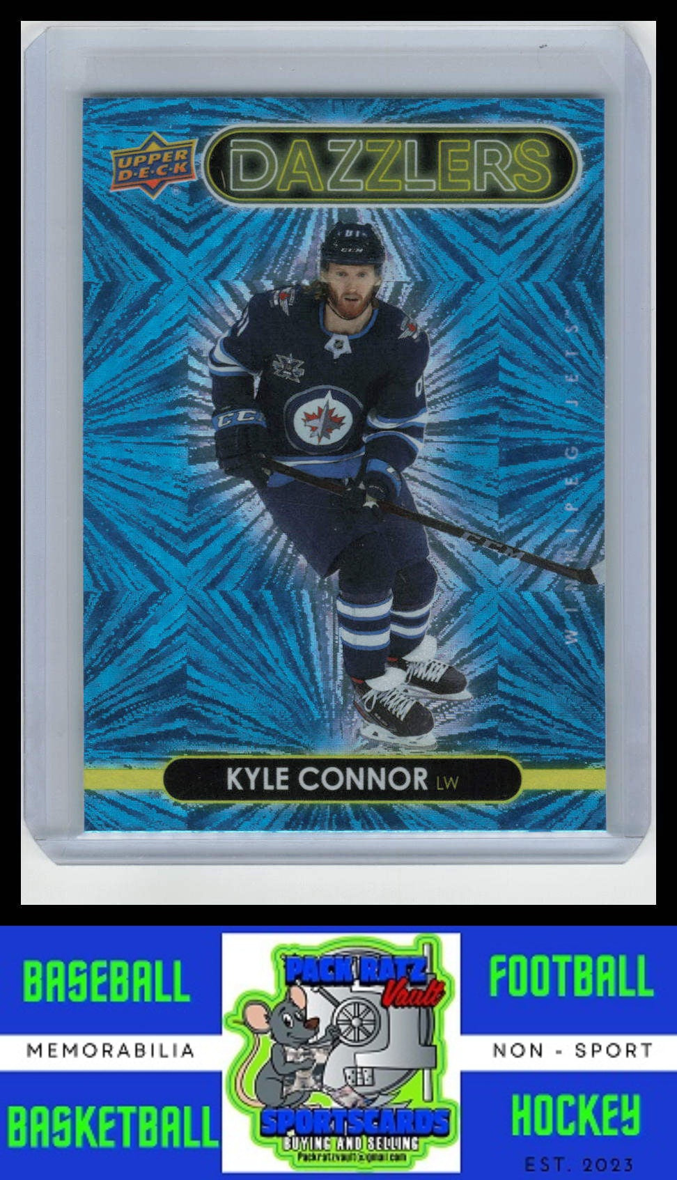 2021 Upper Deck #DZ-49 Kyle Connor Dazzlers Red NM