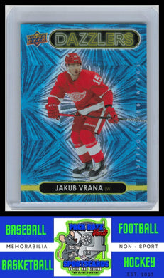 2021 Upper Deck #DZ-18 Jakub Vrana Dazzlers Blue NM