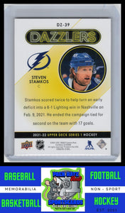 2021 Upper Deck #DZ-39 Steven Stamkos Dazzlers Blue NM