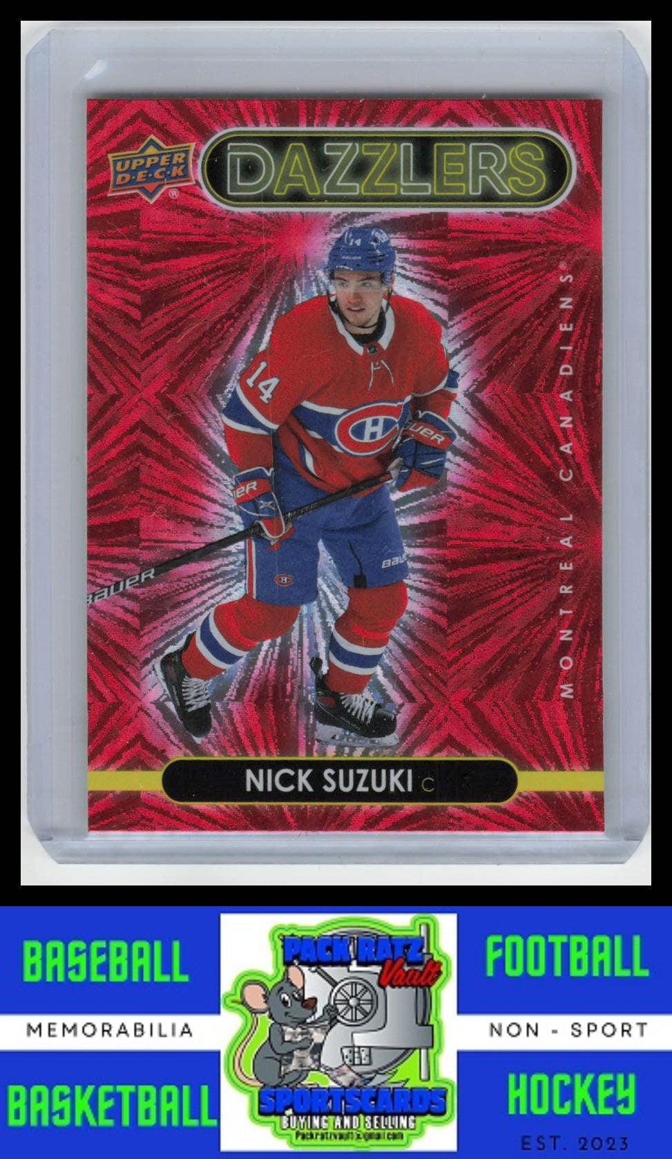 2021 Upper Deck #DZ-26 Nick Suzuki Dazzlers Pink NM