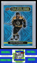 Load image into Gallery viewer, 2021 Upper Deck #DZ-5 David Pastrnak Dazzlers Orange NM