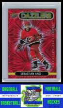 Load image into Gallery viewer, 2021 Upper Deck #DZ-9 Sebastian Aho Dazzlers Pink NM