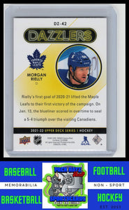 2021 Upper Deck #DZ-42 Morgan Rielly Dazzlers Red NM