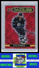 Load image into Gallery viewer, 2021 Upper Deck #DZ-49 Kyle Connor Dazzlers Red NM