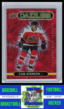 Load image into Gallery viewer, 2021 Upper Deck #DZ-130 Cam Atkinson Dazzlers Pink NM