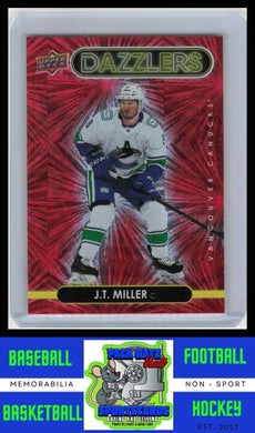 2021 Upper Deck #DZ-44 J.T. Miller Dazzlers Pink NM