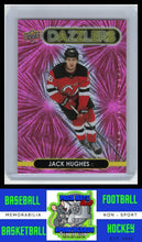 Load image into Gallery viewer, 2021 Upper Deck #DZ-28 Jack Hughes Dazzlers Orange NM