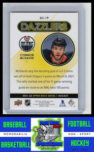 2021 Upper Deck #DZ-19 Connor McDavid Dazzlers NM