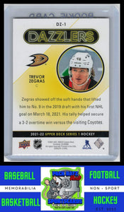 2021 Upper Deck #DZ-1 Trevor Zegras Dazzlers Pink NM