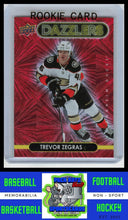 Load image into Gallery viewer, 2021 Upper Deck #DZ-1 Trevor Zegras Dazzlers Pink NM