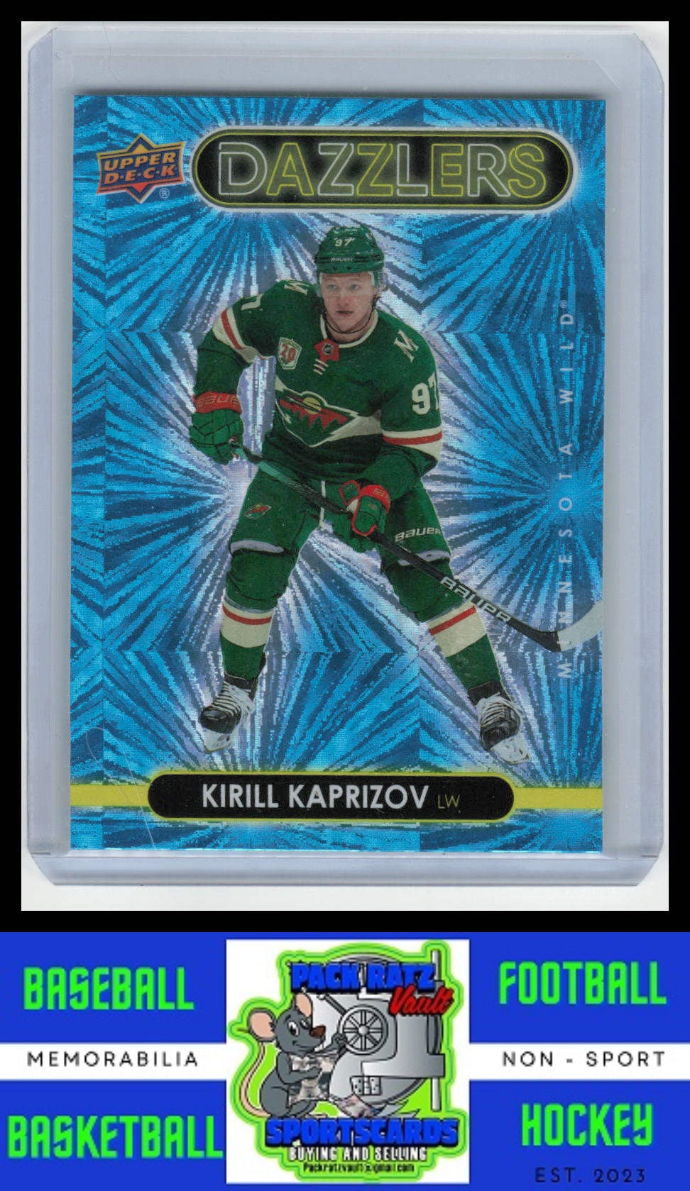 2021 Upper Deck #DZ-24 Kirill Kaprizov Dazzlers NM