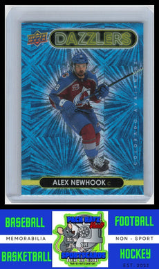 2021 Upper Deck #DZ-13 Alex Newhook Dazzlers Red NM