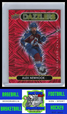 2021 Upper Deck #DZ-13 Alex Newhook Dazzlers Red NM