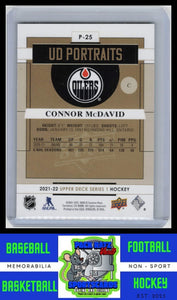 2021 Upper Deck #P-25 Connor McDavid UD Portraits NM