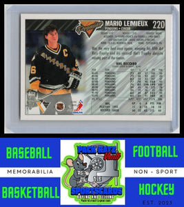 1993 Topps Premier #220 Mario Lemieux Gold NM