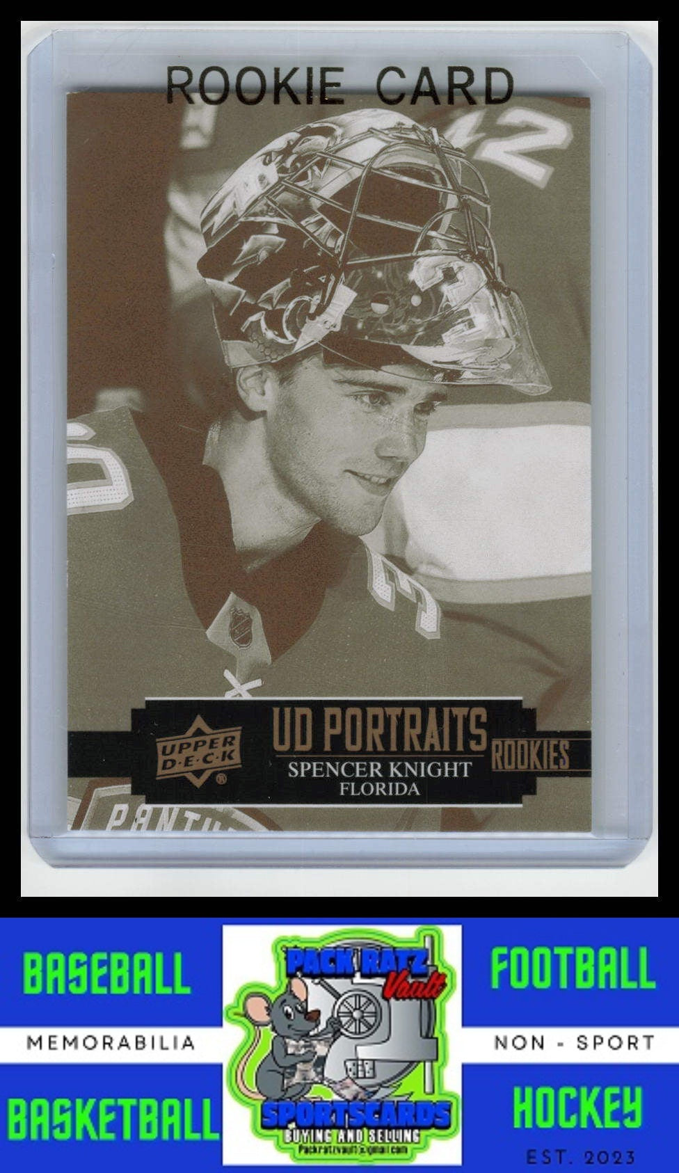 2021 Upper Deck #P-32 Spencer Knight UD Portraits NM