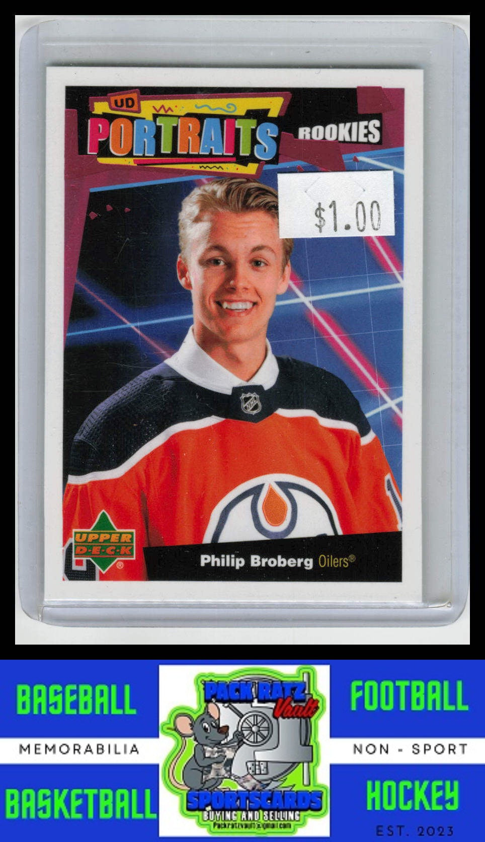 2020 Upper Deck #P-89 Philip Broberg UD Portraits NM