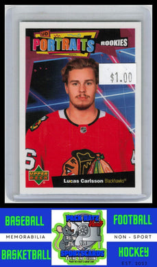 2020 Upper Deck #P-96 Lucas Carlsson UD Portraits NM