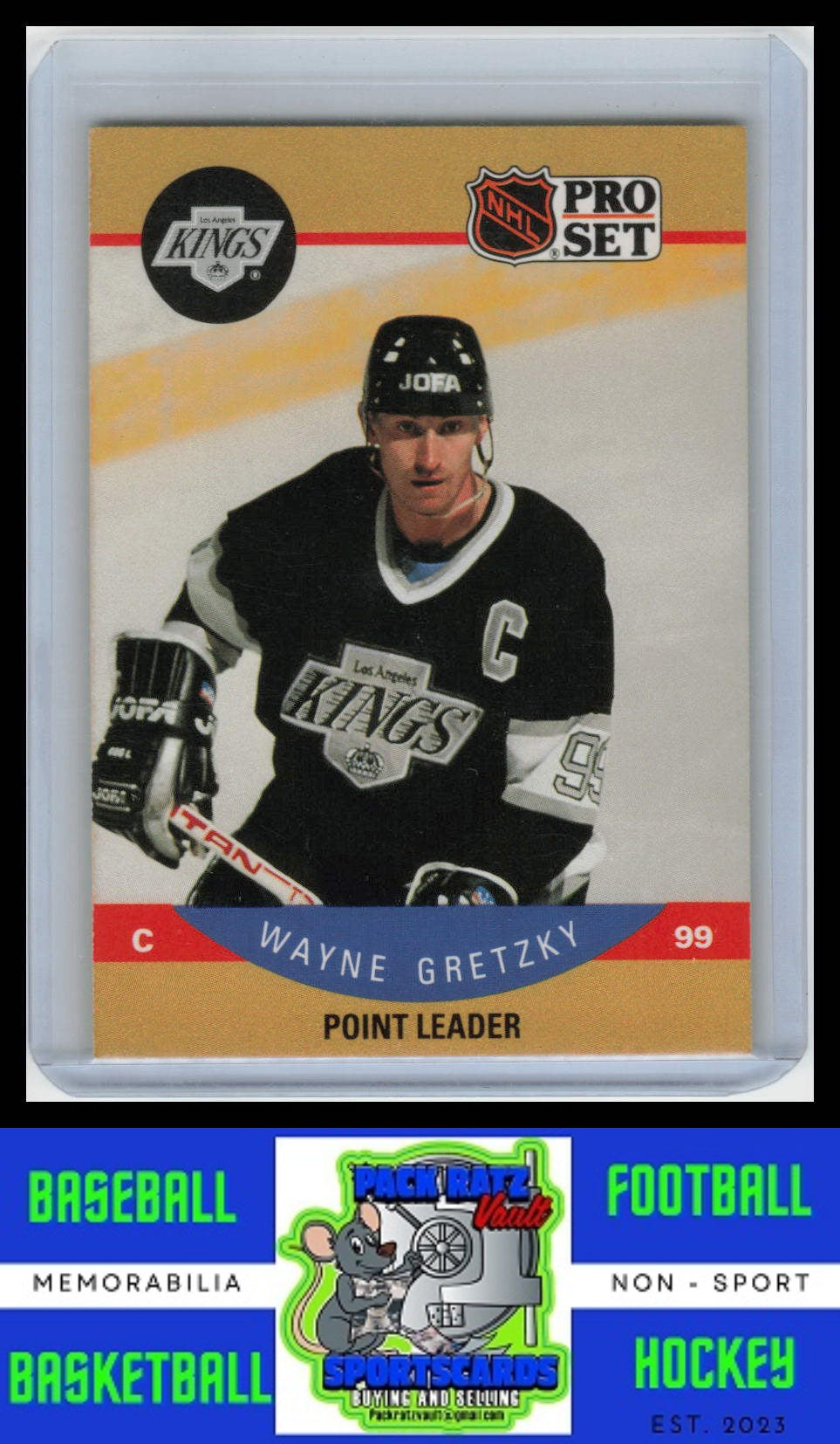 1990 Pro Set #394 Wayne Gretzky NM