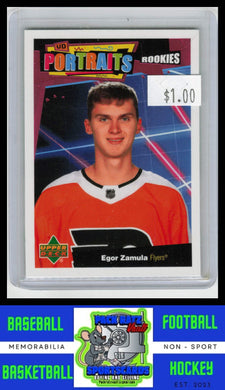 2020 Upper Deck #P-57 Egor Zamula UD Portraits NM