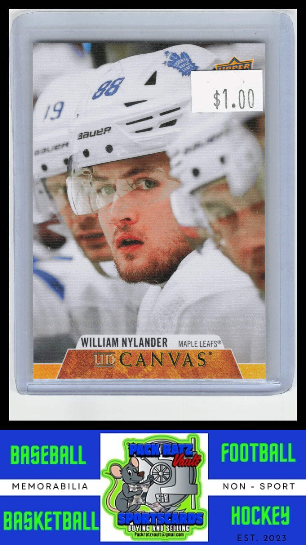 2020 Upper Deck #C200 William Nylander UD Canvas NM